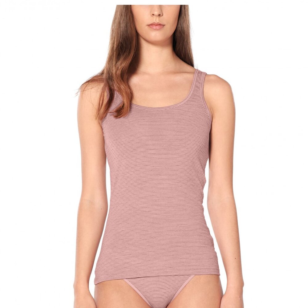 Icebreaker Merino Siren Tank Top - Large - women's wool base layer light pink